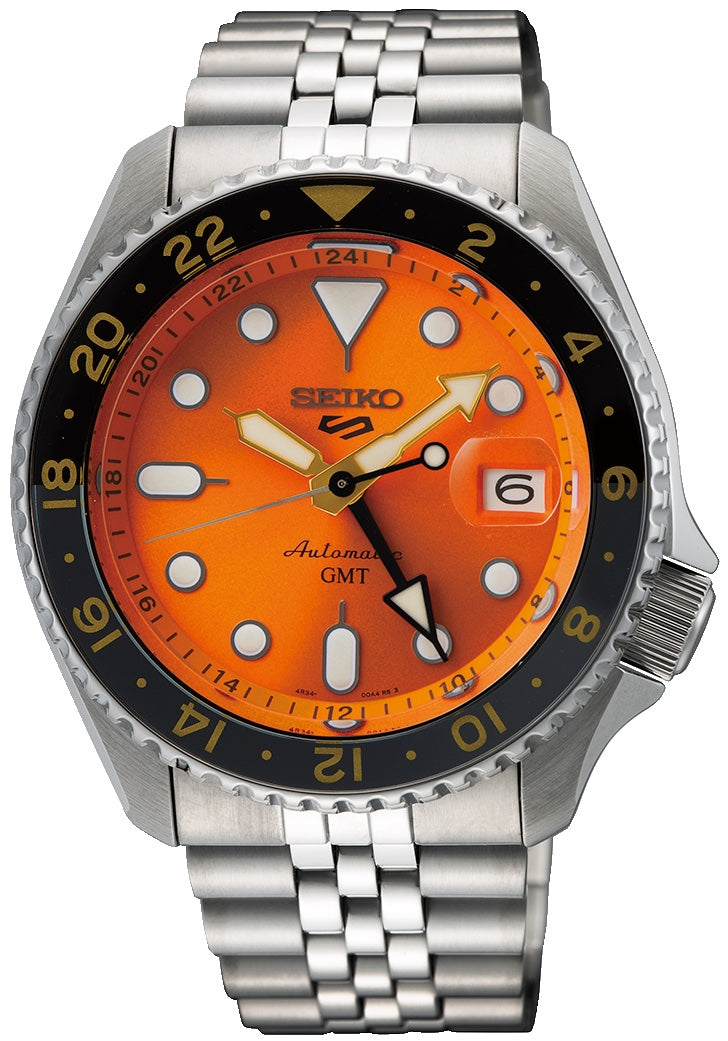 Seiko Watch 5 Sports GMT SKX Mikan Orange Re-Interpretation SSK005K1 | W  Hamond Luxury Watches