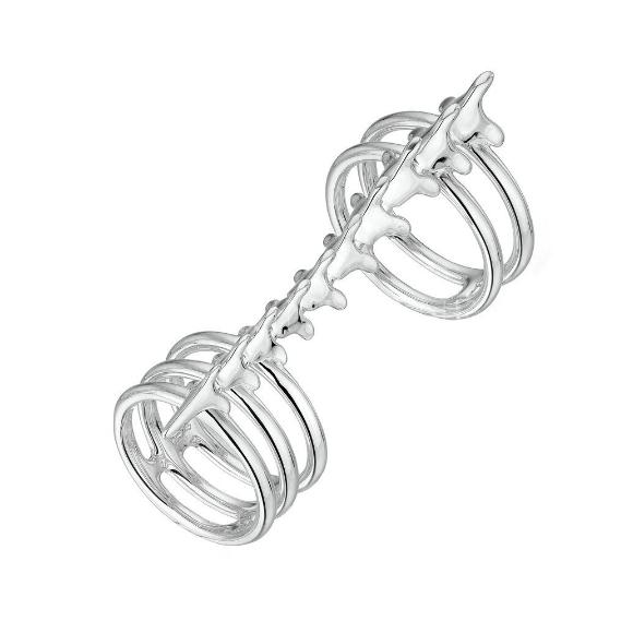 Shaun Leane Serpent Trace Sterling Silver Long Finger Ring - J