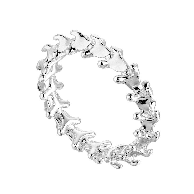 Shaun Leane Serpent Trace Sterling Silver Band Ring - J