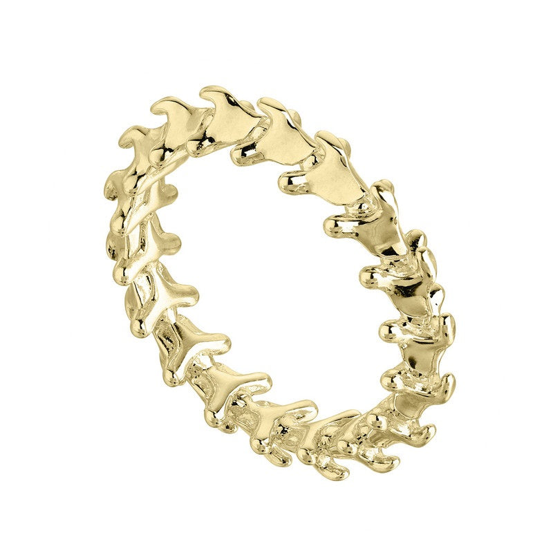 Shaun Leane Serpent Trace Yellow Gold Vermeil Band Ring - J