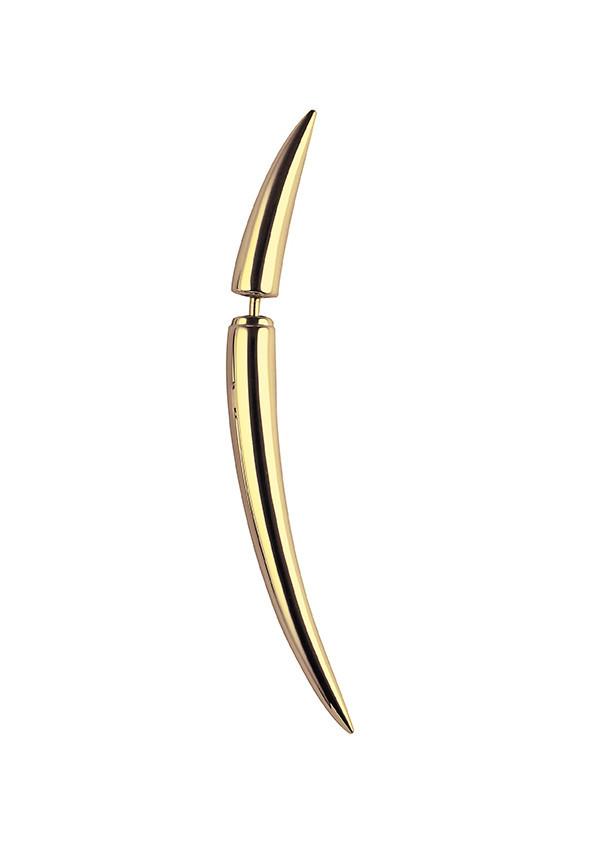 Shaun Leane Quill Single Yellow Gold Vermeil Earring - Default Title / Yellow Gold