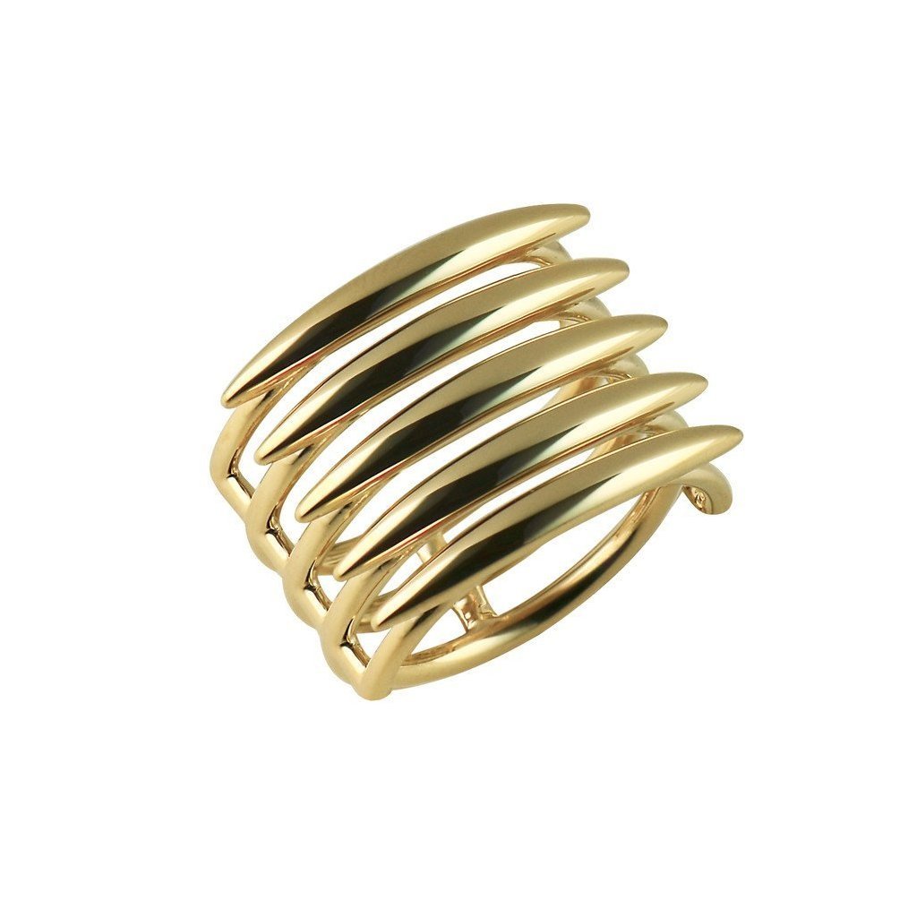 Shaun Leane Quill Yellow Gold Vermeil Ring - M