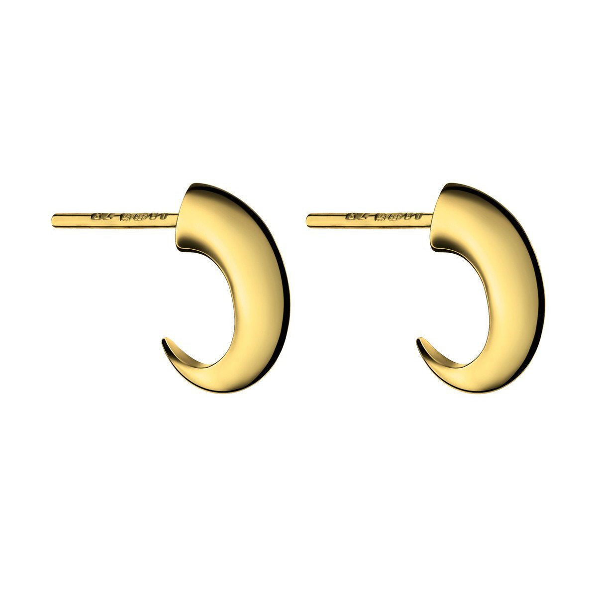 Shaun Leane Sabre Yellow Gold Vermeil Small Cat Claw Hoop Earrings - Default Title / Yellow Gold