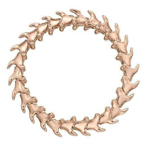 Shaun Leane Serpent Trace Rose Gold Vermeil Wide Bracelet - S