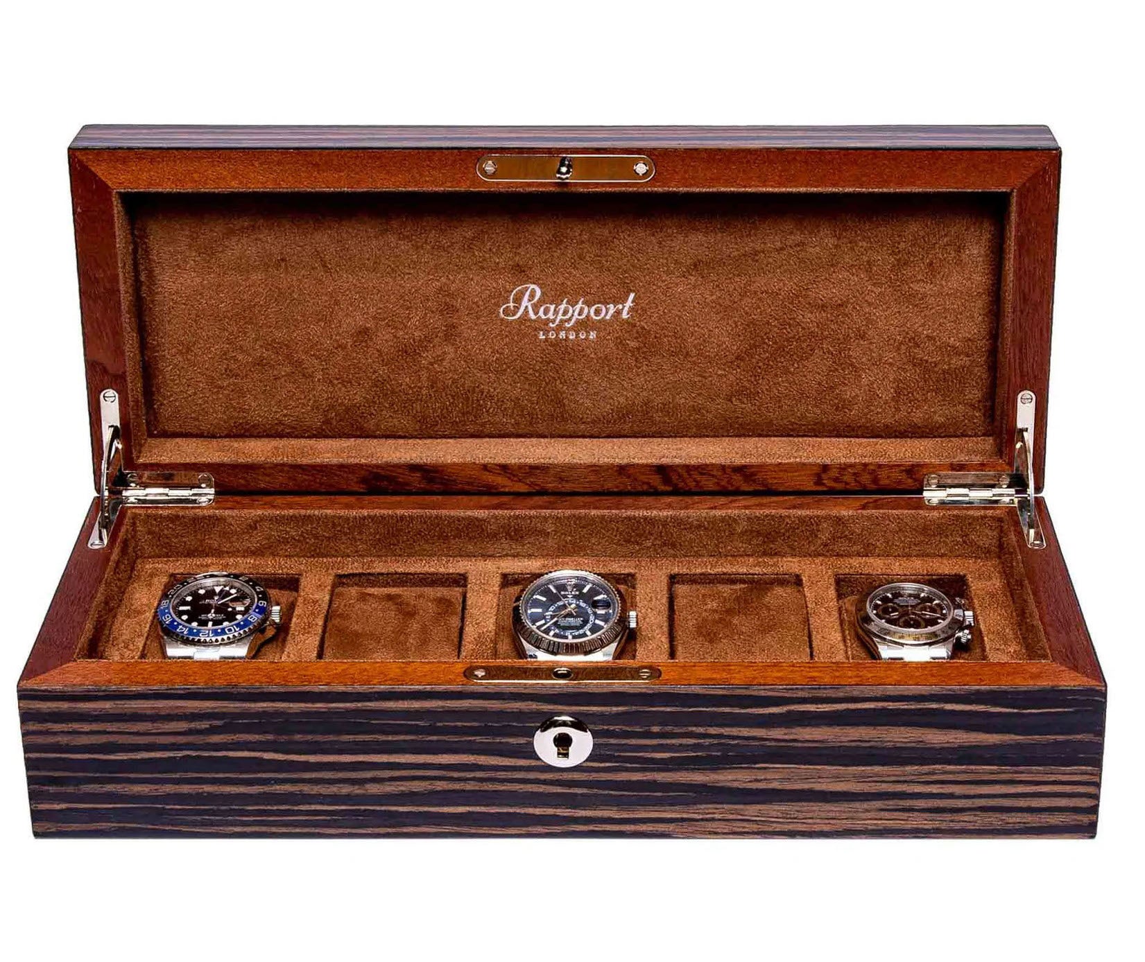 Rapport Watch Box Heritage 5 Macassar - Brown