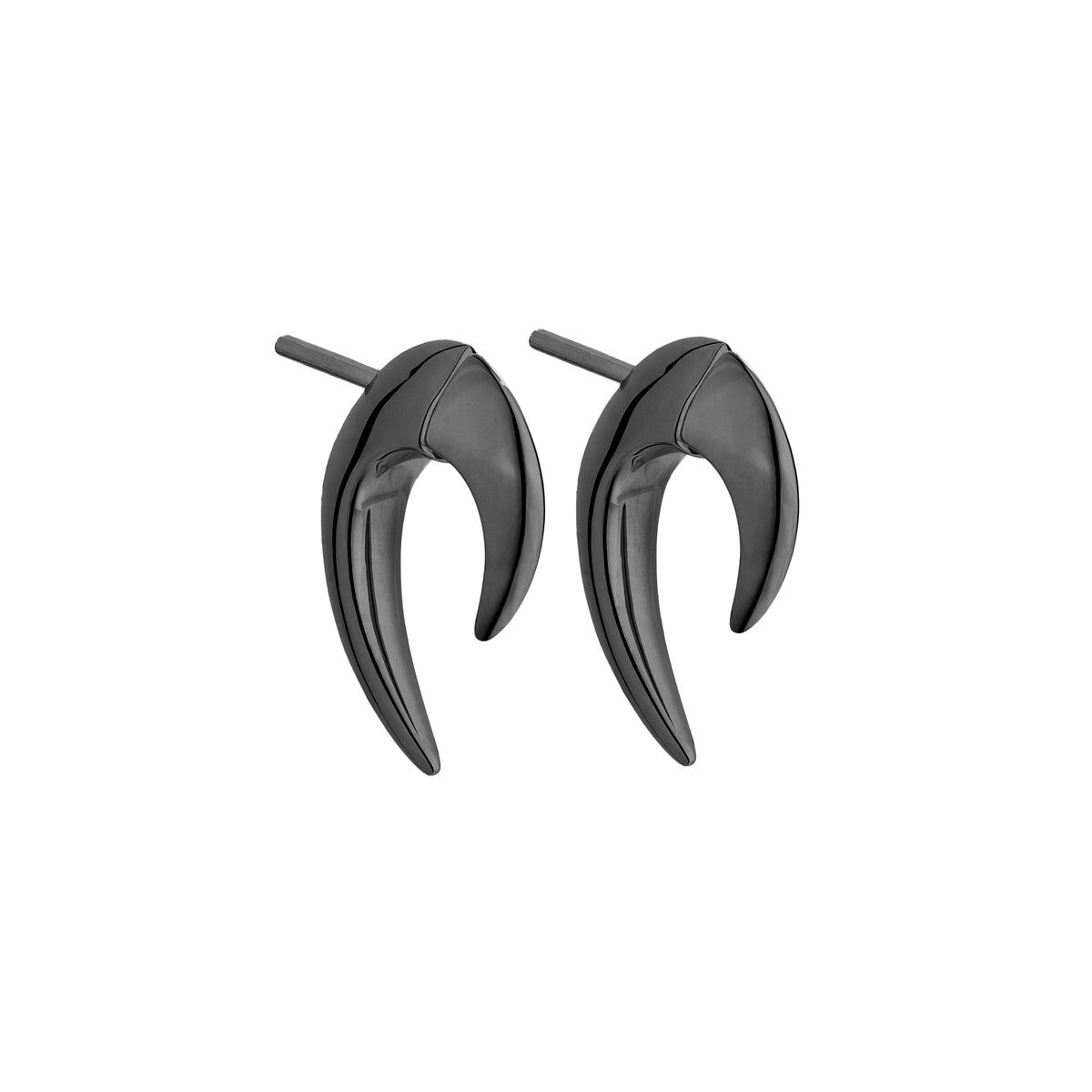 Shaun Leane Mini Talon Sterling Silver Black Rhodium Earrings - Black