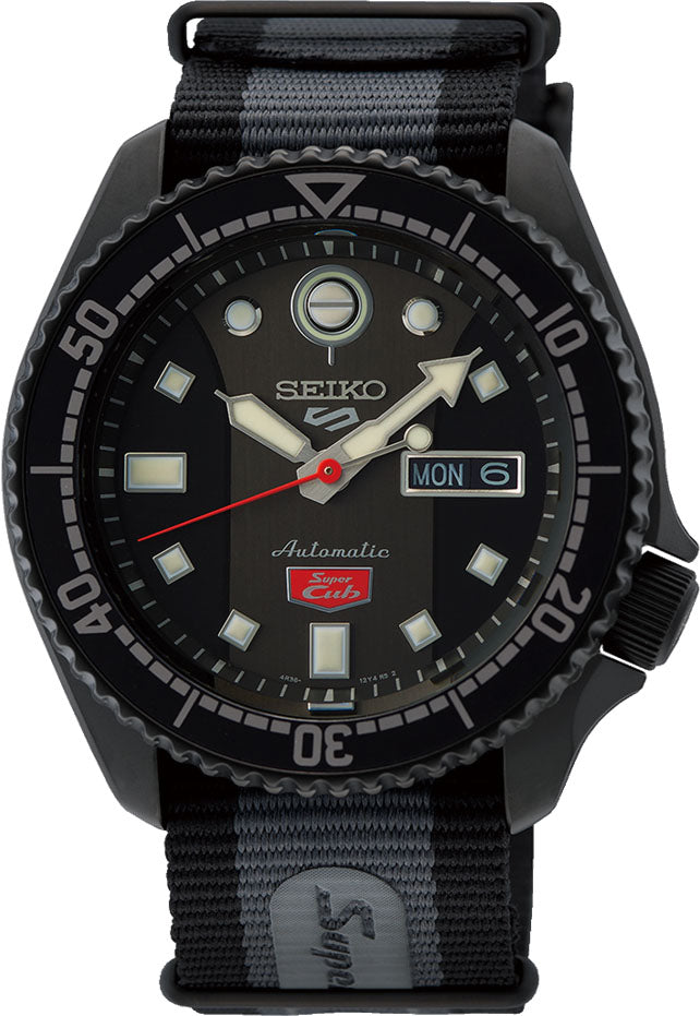 Seiko Watch 5 Sports Honda Super Cub Limited Edition SRPJ75K1 | W Hamond  Luxury Watches