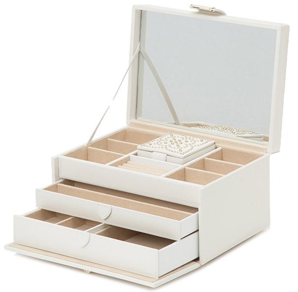 WOLF Jewellery Box Marrakesh Medium Cream - Default Title / Cream