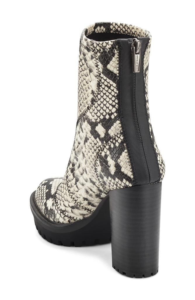 Vince camuto clearance snakeskin booties