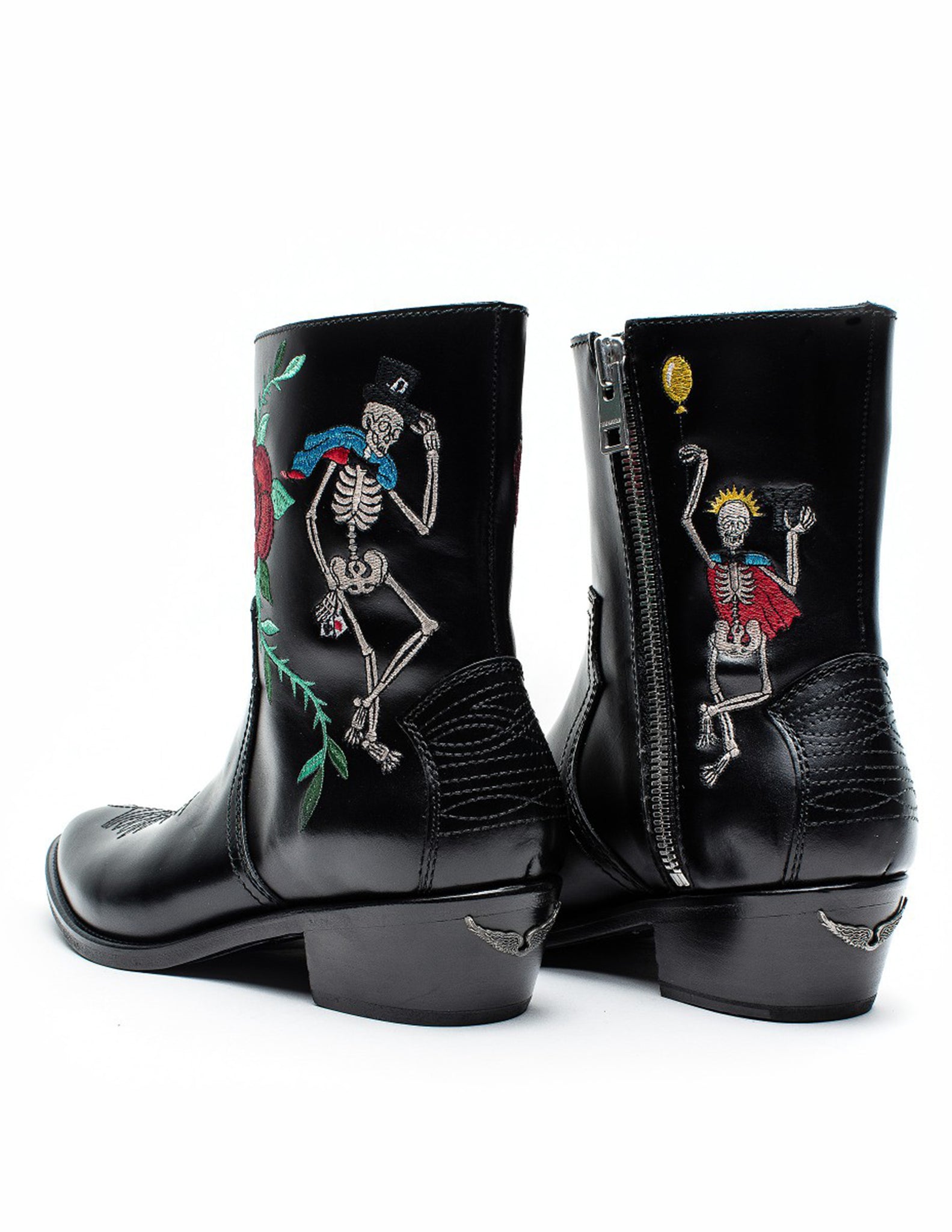 ZADIG EMBROIDERED BOOTS - SHOP 1988