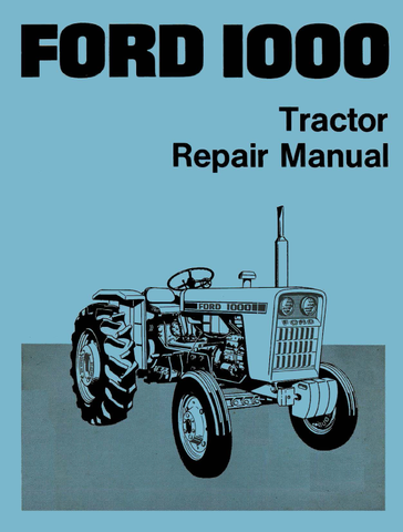 Disel tractor ford 1000 #9