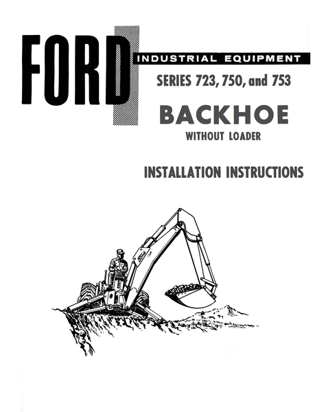 Ford 750 backhoe loader parts #5