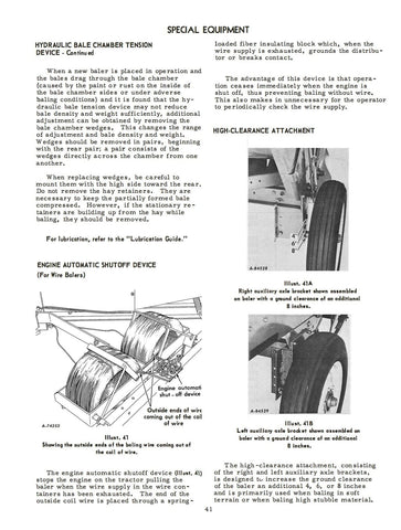 international b47 baler manual