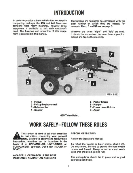 Download international 435 baler manual pdf