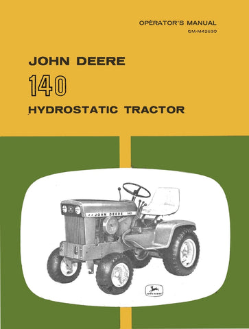 john deere 112 operator manual pdf