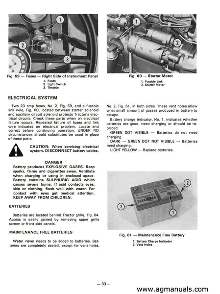 Massey Ferguson MF 255, MF 265 and MF 275 Tractors ... oliver wiring diagram 