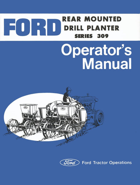 Ford 309 corn planter manual #2