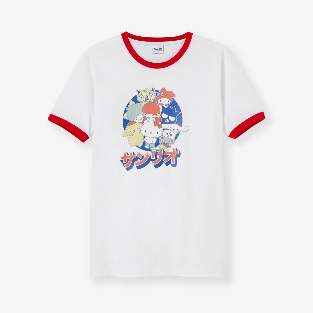 Sanrio Group Japanese Logo Ringer T-Shirt – Shop Sanrio
