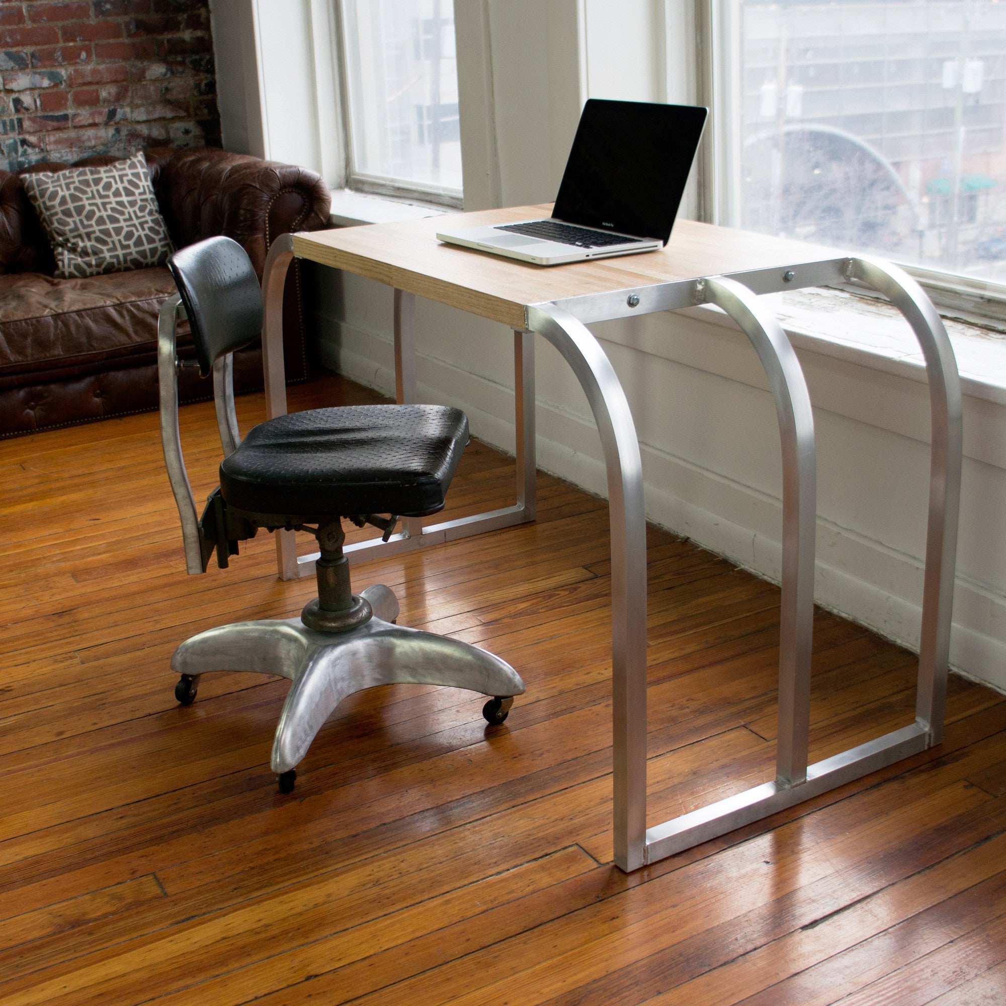 hand made oak desk