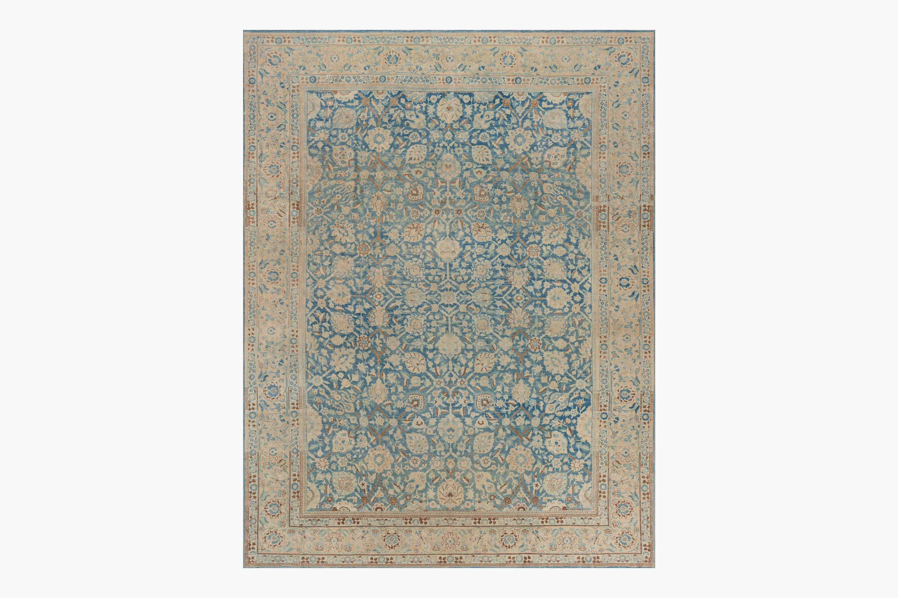 TABRIZ RUG, NORTH WEST PERSIA, 11'1" x 14'7" - thumbnail 1