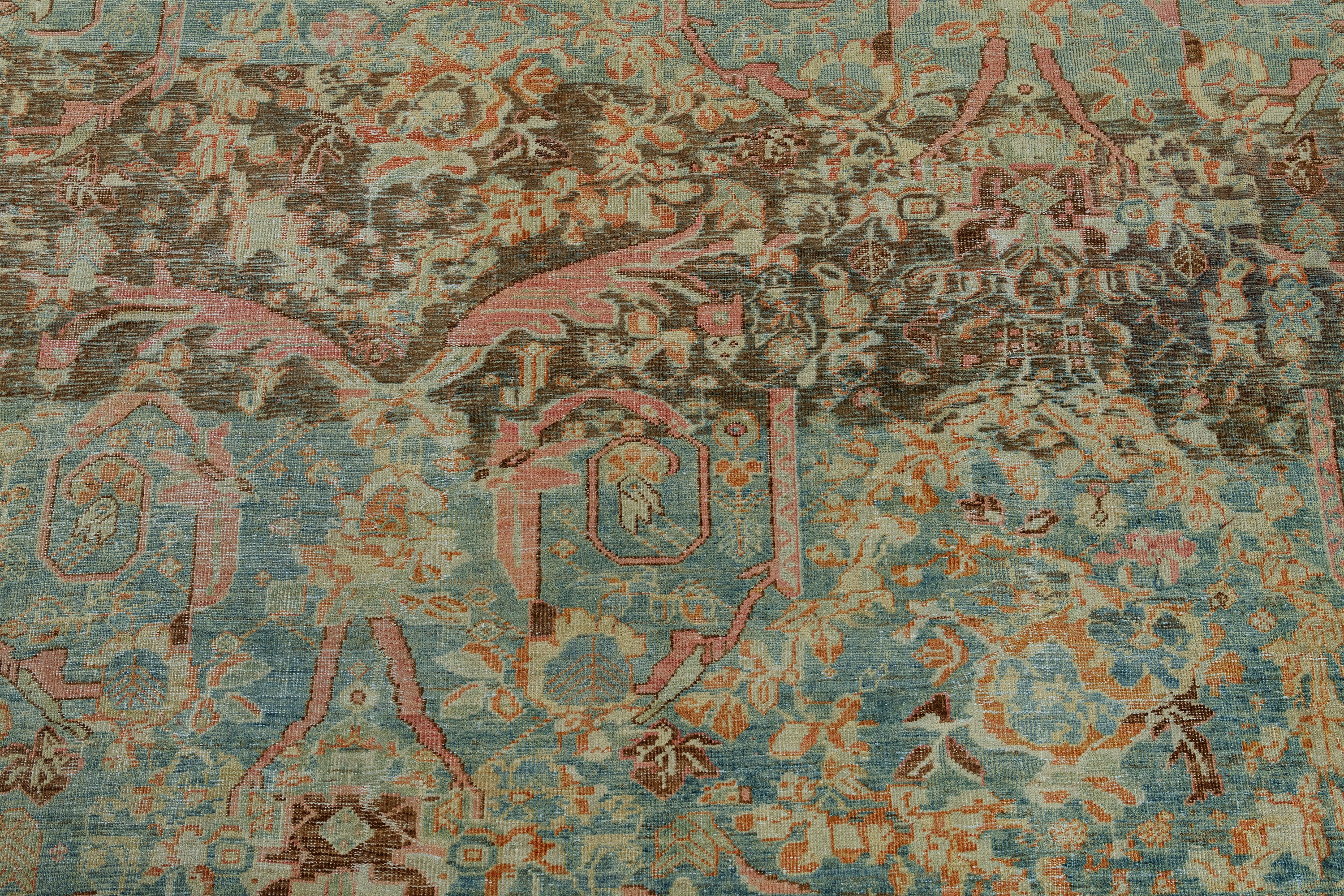 MAHAL RUG, WEST PERSIA, 9'11" x 13" - thumbnail 3