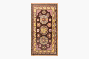 SAMARKAND RUG, EAST TURKESTAN, 5' 6" X 11' - thumbnail 1