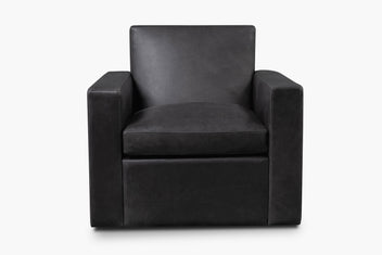 Noble Leather Swivel Chair - thumbnail 1