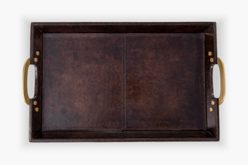 Cade Leather Serving Tray - thumbnail 20