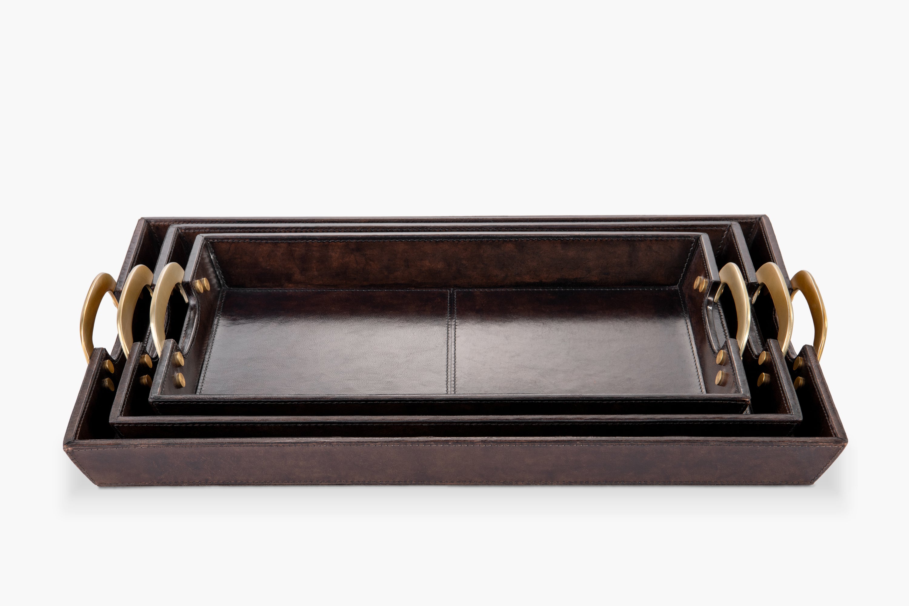 Cade Leather Serving Tray - thumbnail 8