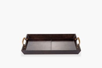 Cade Leather Serving Tray - thumbnail 2