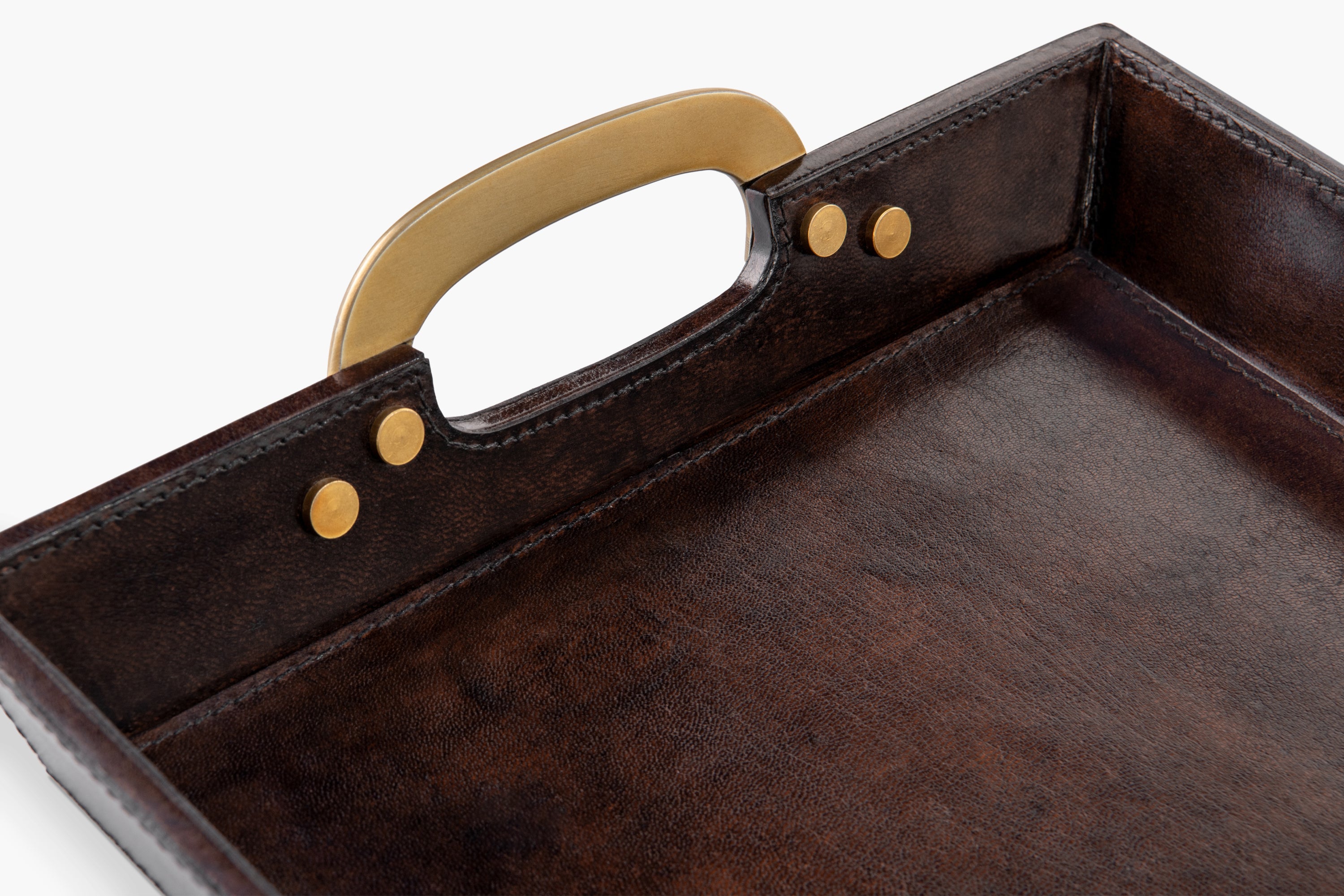 Cade Leather Serving Tray - thumbnail 3