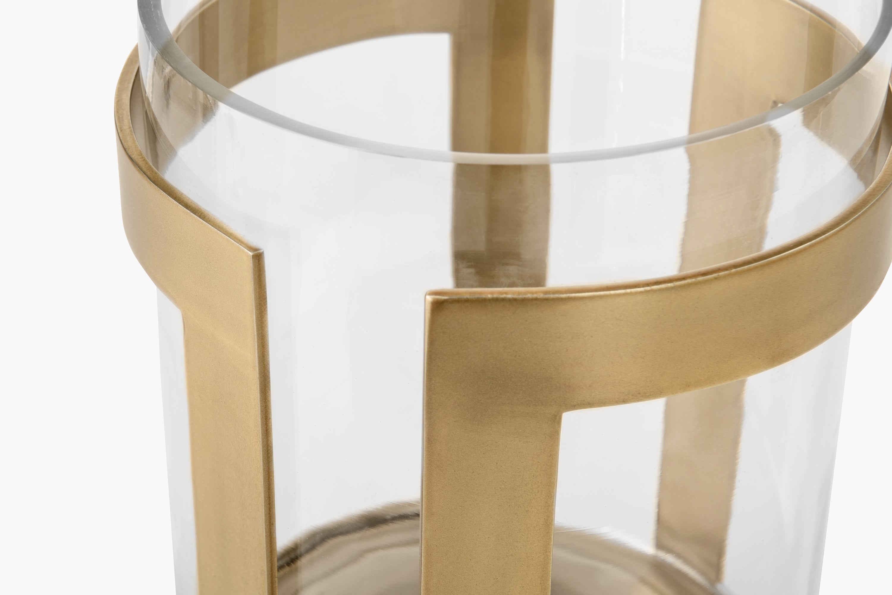 Thorne Brass Hurricane Candle Holder - thumbnail 3