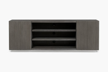 Pierre Fluted Open Media Cabinet