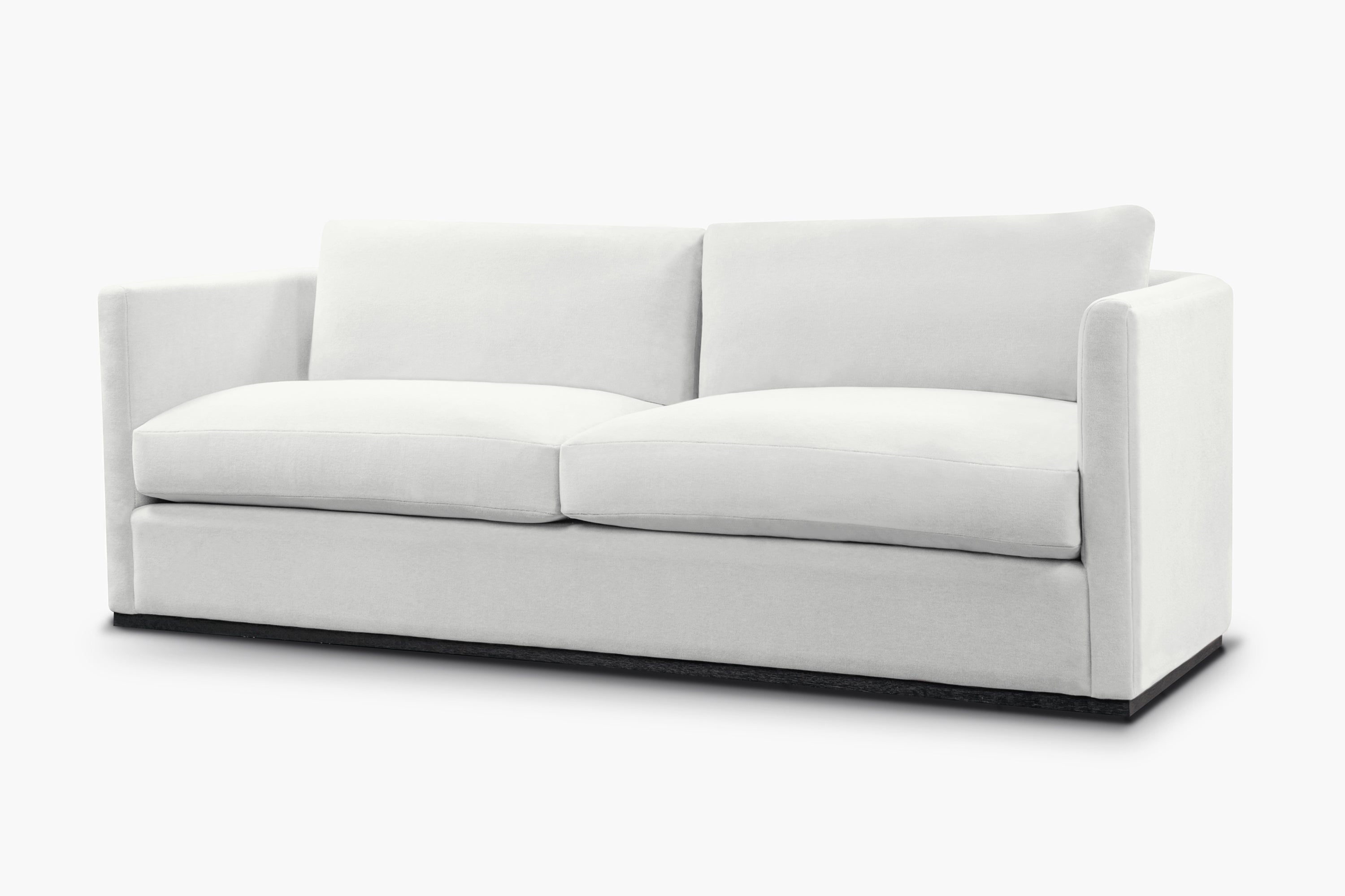 Custom Quick Ship Lulu Curved Sofa 9" - thumbnail 1