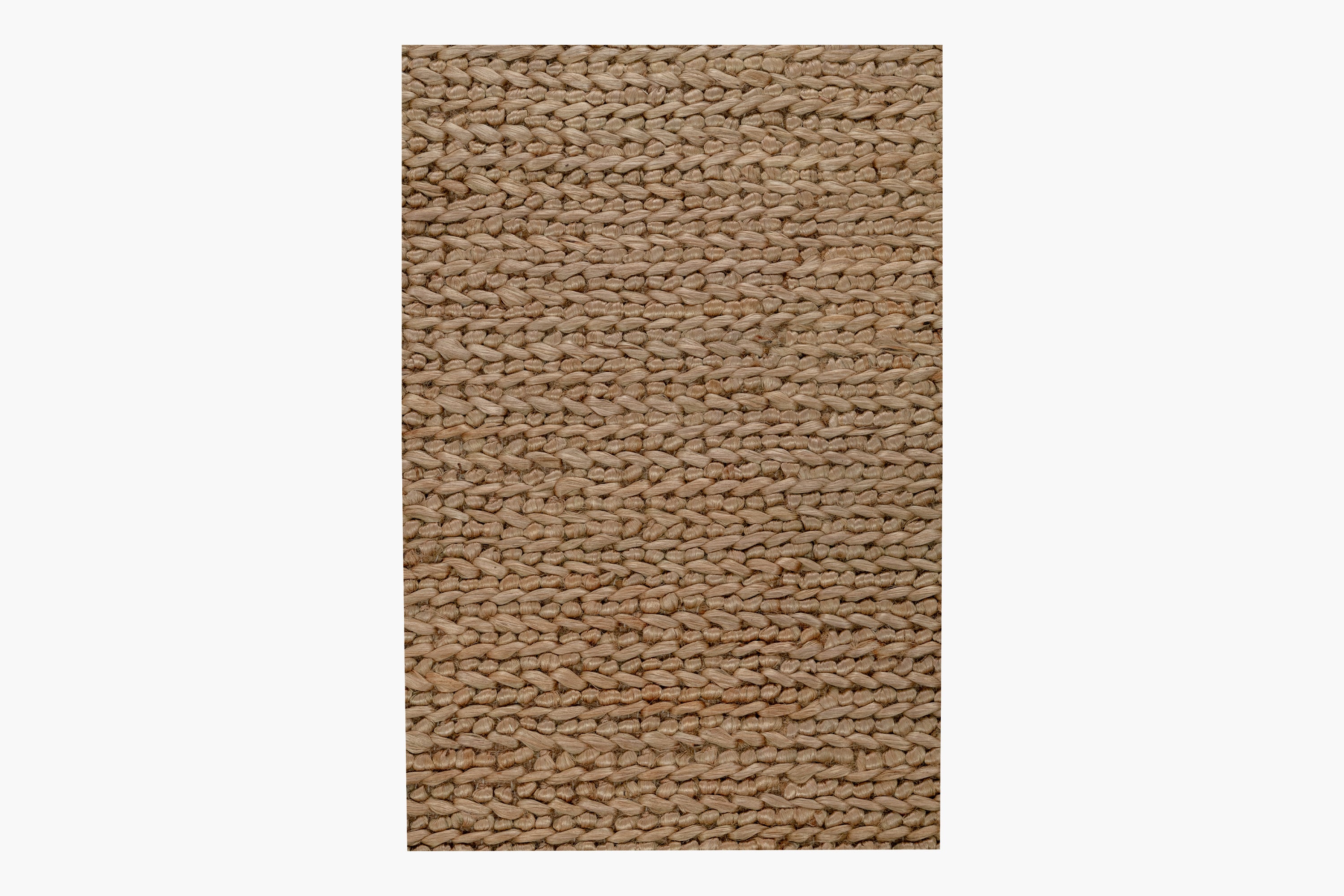 Hand-Braided Textured Wool Rug