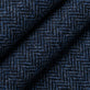 Wool Herringbone | Blue / Grey