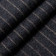 Wool Pinstripe | Black