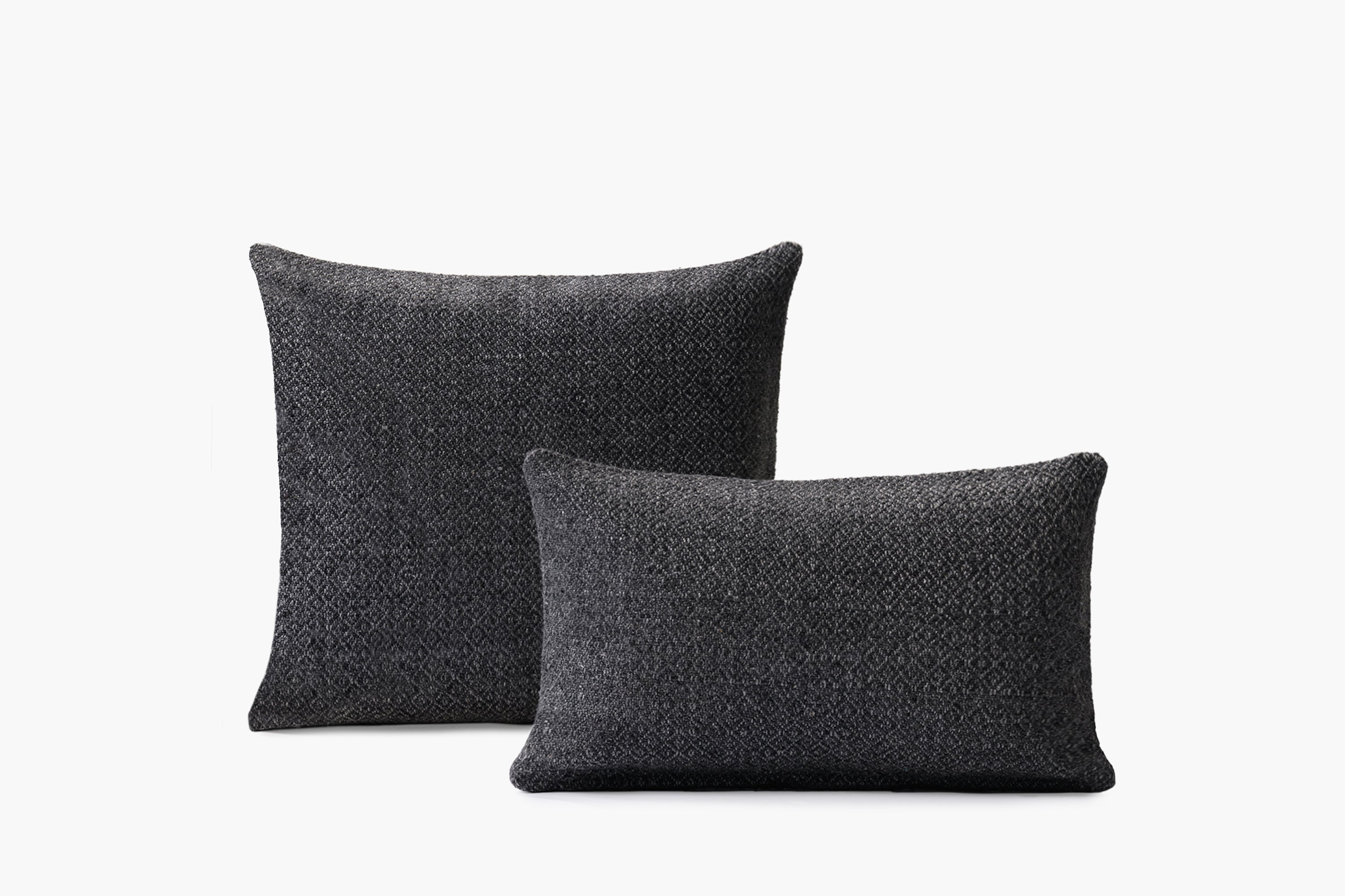 Double Diamond Pillow Cover - Charcoal - thumbnail 1