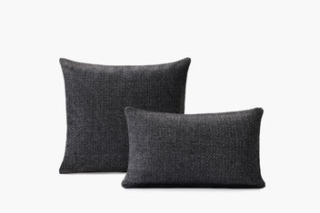 Double Diamond Pillow Cover - Charcoal