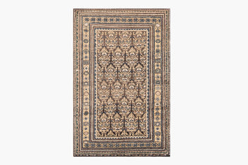 BIDJAR RUG, AR30040/14411, PERSIAN KURDISTAN, 3'4" X 4'10" - thumbnail 1