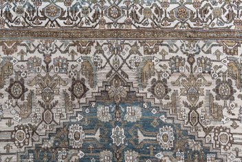 MAHAL RUG, WEST PERSIA, 6'10" X 16' - thumbnail 3