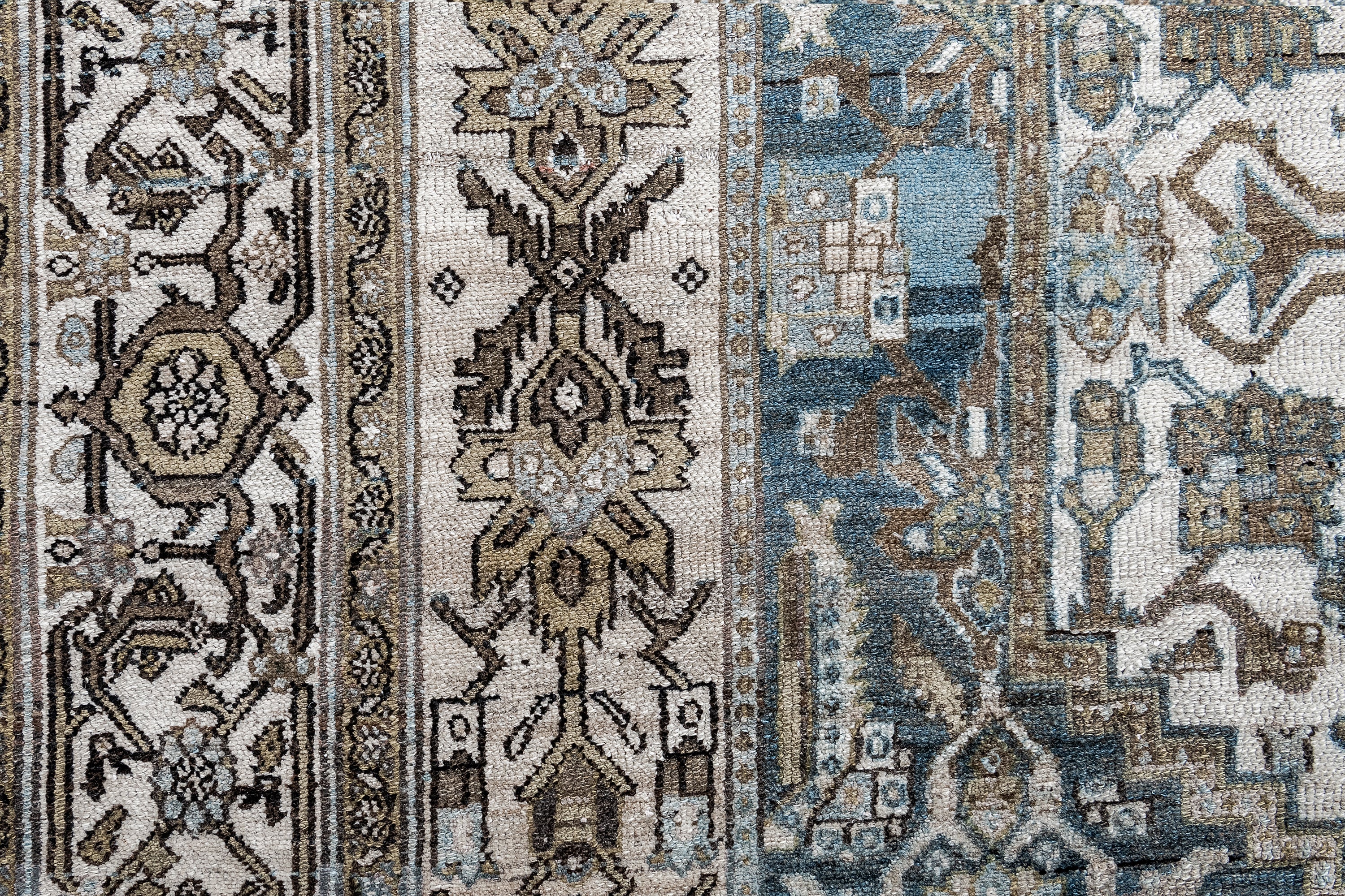 MAHAL RUG, WEST PERSIA, 6'10" X 16' - thumbnail 8