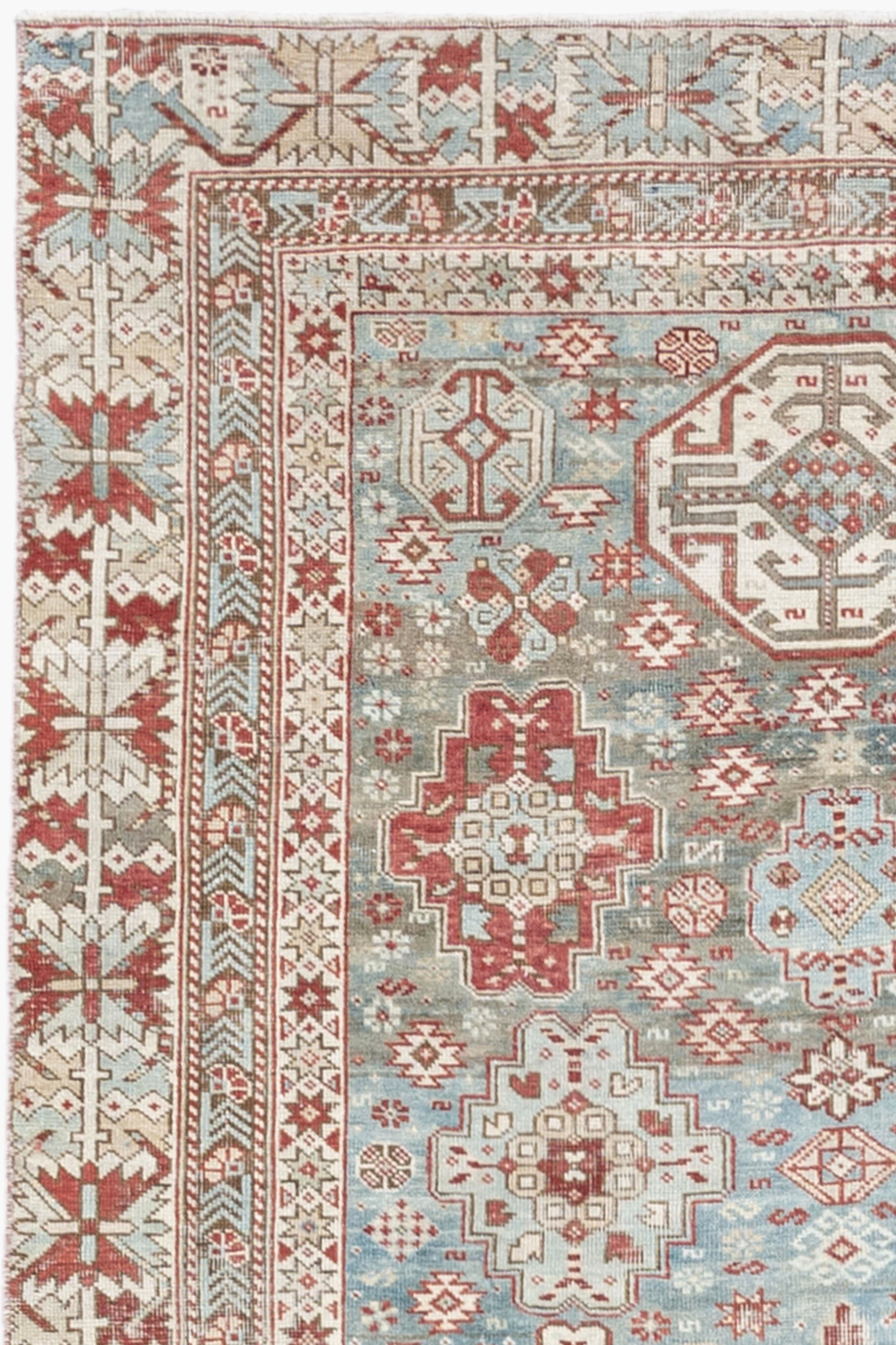 SHIRVAN RUG, AR31142/16221, SOUTH EAST CAUCASUS, 3’8”X9’6” - thumbnail 2