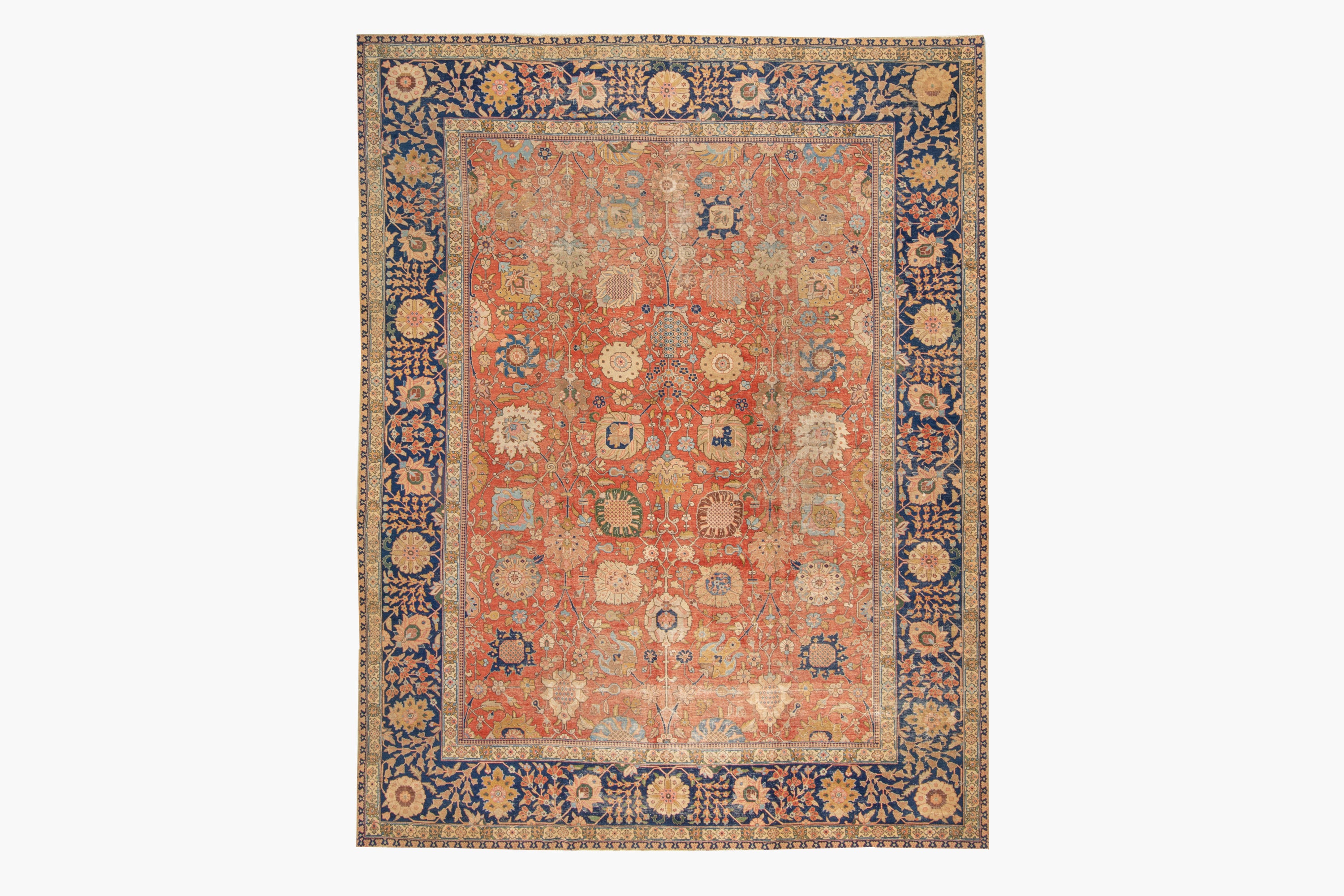 TABRIZ RUG, AR31153/1614, NORTH WEST PERSIA, 11'1" X 14'6" - thumbnail 1