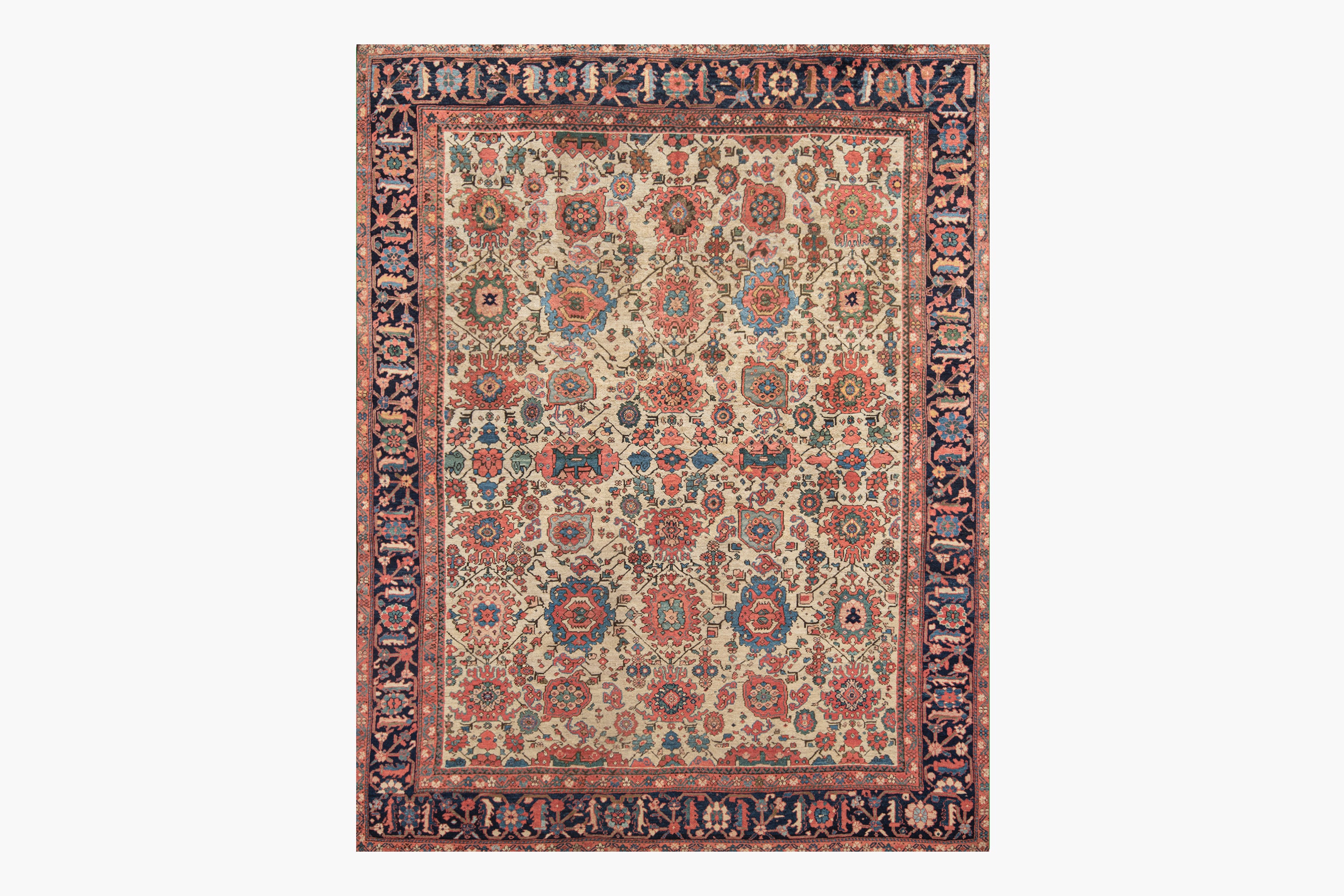 MAHAL RUG, AR31180, WEST PERSIA, 9’2”X11’ - thumbnail 1