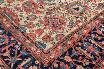 MAHAL RUG, AR31180, WEST PERSIA, 9’2”X11’ - thumbnail 4