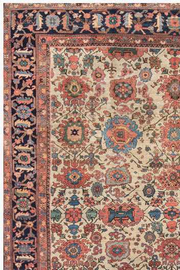 MAHAL RUG, AR31180, WEST PERSIA, 9’2”X11’ - thumbnail 2