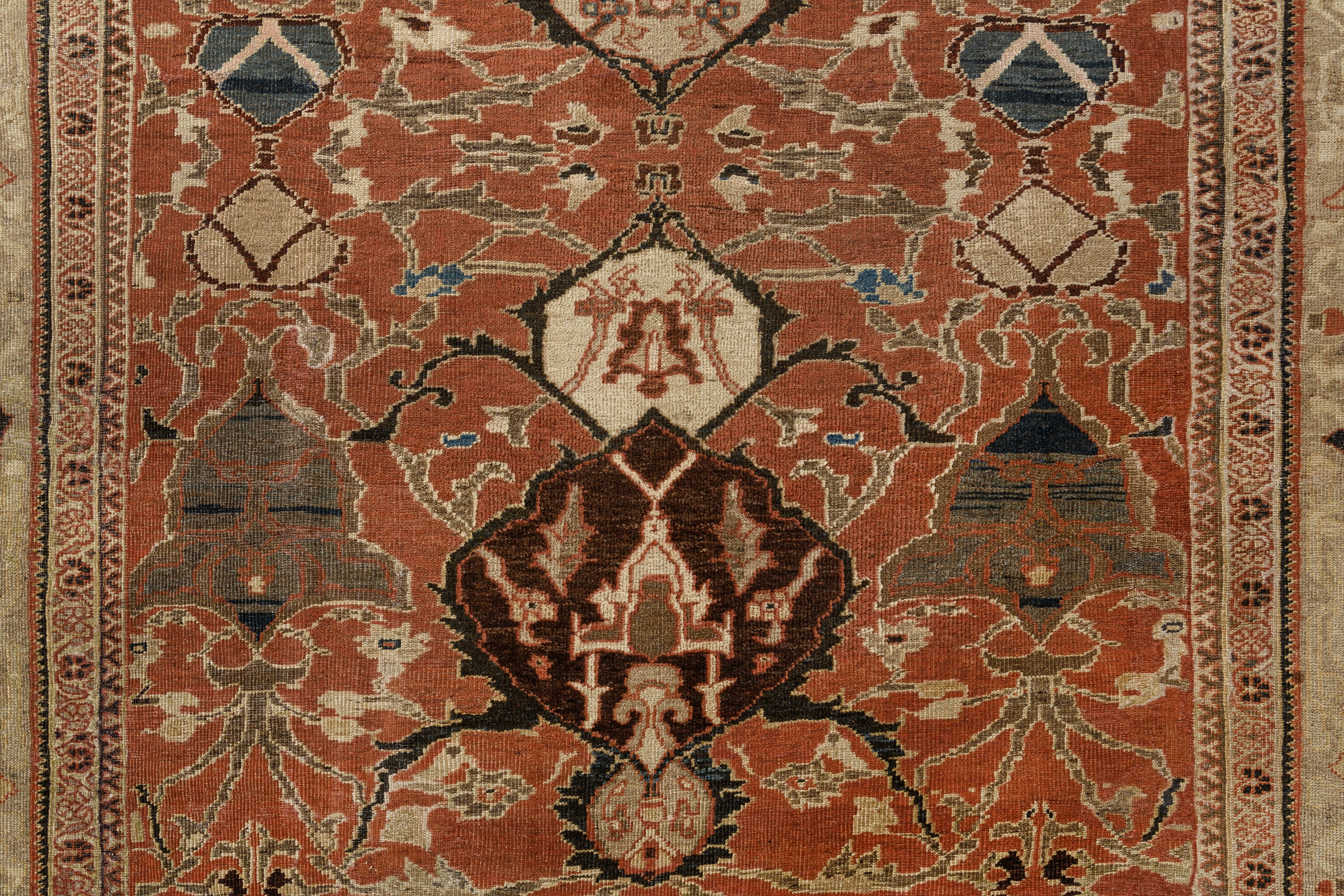 SULTANABAD RUG, WEST PERSIA, 9'10" X 13'5" - thumbnail 15