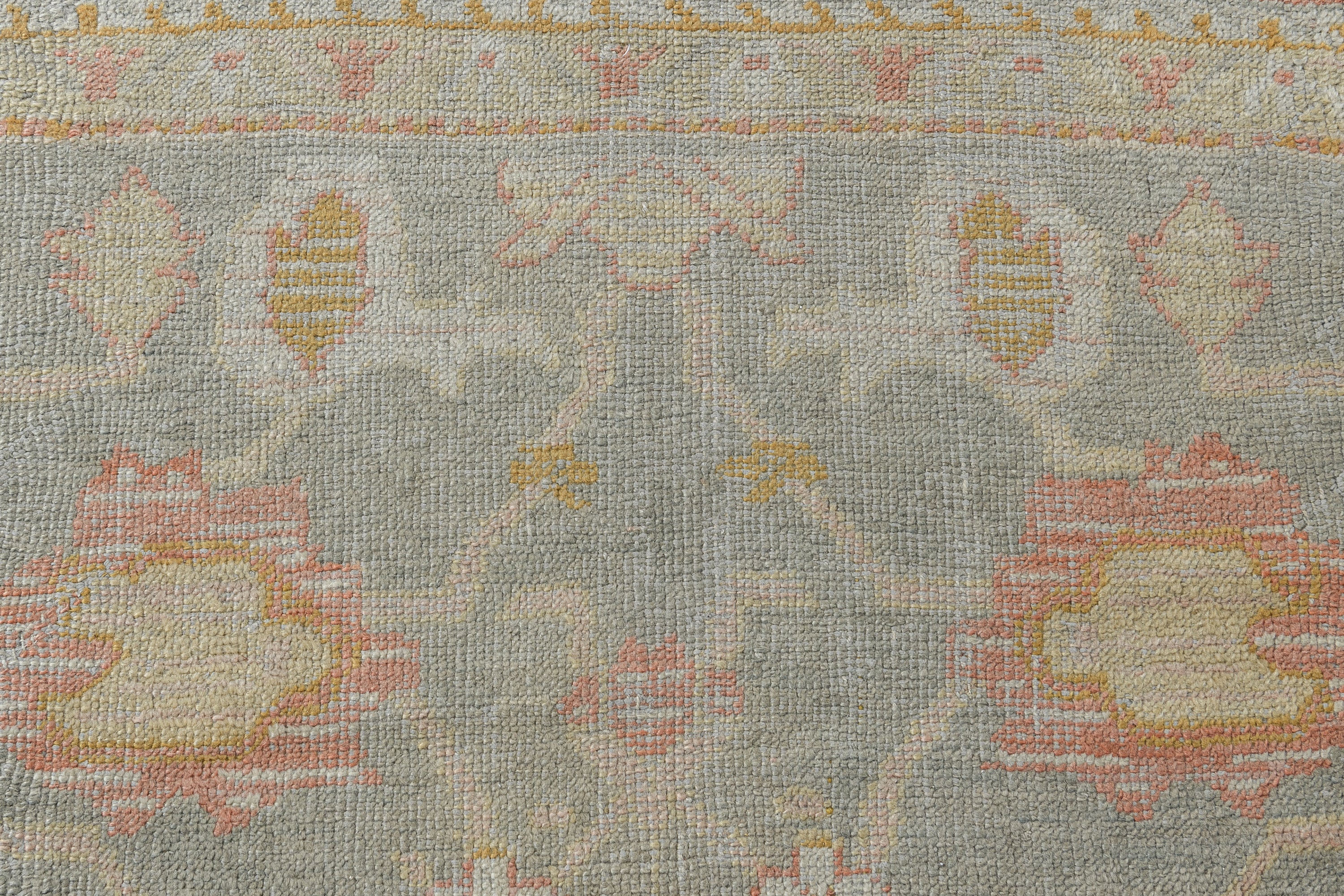 OUSHAK RUG, WEST ANATOLIA, 13'1" X 19" - thumbnail 4