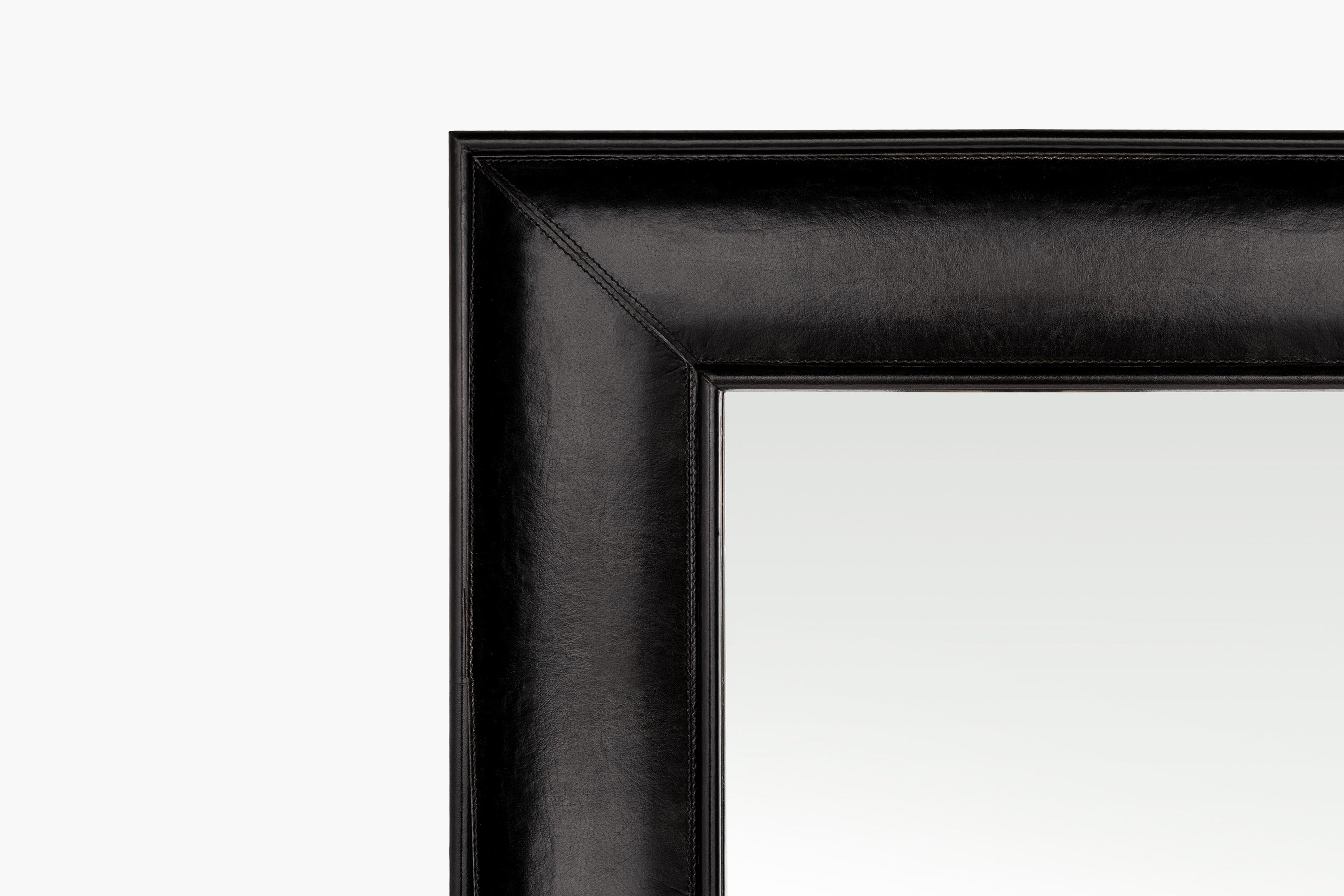 Clove Leather Wall Mirror - thumbnail 3